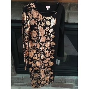 LuLaRoe Gold Foil Elegant Debbie